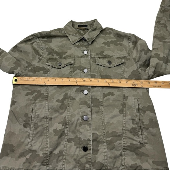 ATM Sage Green Camouflage Large Denim Jacket - Picture 13 of 14